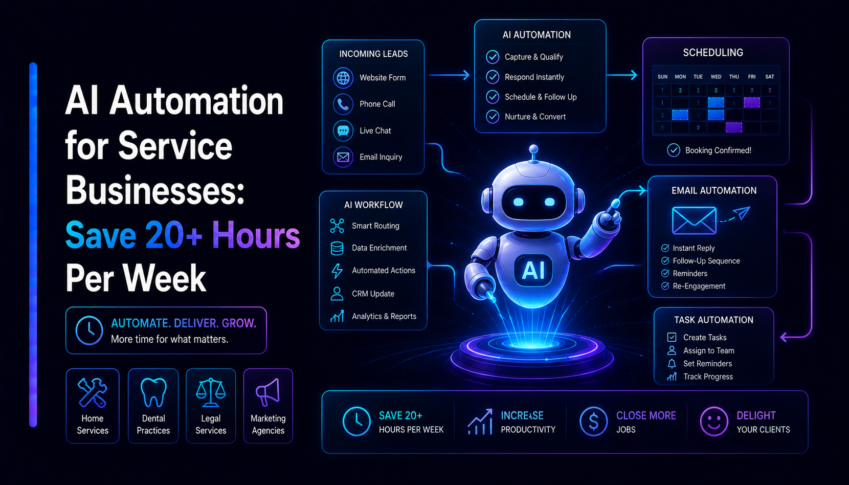 AI Automation for Small Business: Cut Admin Hours with LLM Agents