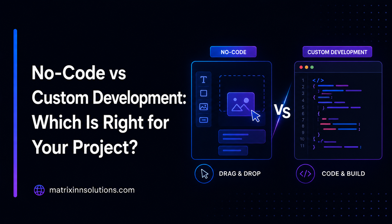 No-Code vs Custom Development: Which Is Right for Your Project?